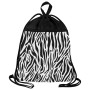 Мешок для обуви BRAUBERG БОЛЬШОЙ с ручкой карман на молнии сетка 49х41 см Zebra 271611