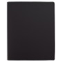 Папка с металлическим пружинным скоросшивателем BRAUBERG картон/ПВХ 35 мм черная до 290 листов 228337