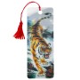 Закладка для книг 3D BRAUBERG объемная Бенгальский тигр с декоративным шнурком-завязкой 125755