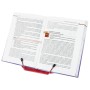Подставка для книг и учебников BRAUBERG LINE+ металлическая красная европодвес 238070