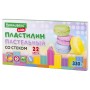 Пластилин классический пастельные цвета BRAUBERG KIDS 22 цвета 330 грамм стек 106682