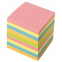 Блок для записей ОФИСМАГ непроклеенный куб 9х9х9 см цветной 124444