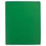 Папка с металлическим пружинным скоросшивателем BRAUBERG картон/ПВХ 35 мм зеленая до 290 листов 228339