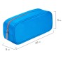 Пенал-косметичка BRAUBERG мягкий KING SIZE BLUE 20х8х9 см 229018