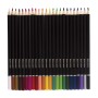 Карандаши цветные BRAUBERG Artist line 24 цвета черный корпус заточенные высшее качество 180565