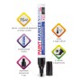 Маркер-краска лаковый paint marker 4 мм ЧЕРНЫЙ НИТРО-ОСНОВА алюминиевый корпус BRAUBERG PROFESSIONAL PLUS 151445