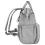 Рюкзак для мамы BRAUBERG MOMMY с ковриком крепления на коляску термокарманы серый 40x26x17 см 270819
