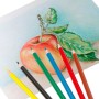 Карандаши цветные пластиковые BRAUBERG PREMIUM 6 цветов трехгранные грифель мягкий 3 мм 181660