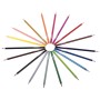 Карандаши цветные ЮНЛАНДИЯ ДОМИКИ 18 цветов пластиковые классические грифель мягкий 3 мм 181837