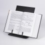 Подставка для книг учебников BRAUBERG большая регулируемый наклон металл/пластик черная 237447
