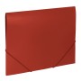 Папка на резинках BRAUBERG Office красная до 300 листов 500 мкм 227711
