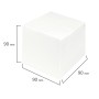 Блок для записей STAFF проклеенный куб 9х9х9 см белый белизна 90-92% 129204