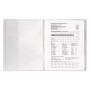 Обложка ПВХ для тетради и дневника ПИФАГОР прозрачная плотная 100 мкм 210х350 мм 227479