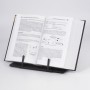 Подставка для книг учебников BRAUBERG регулируемый наклон металл/пластик черная 237446