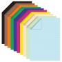 Цветная бумага А4 ТОНИРОВАННАЯ В МАССЕ 100 листов 10 цветов склейка 80 г/м2 BRAUBERG 210х297 мм 124715
