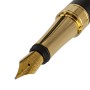 Ручка подарочная перьевая GALANT LUDUS корпус черный детали золотистые узел 0 8 мм 143529