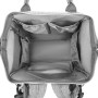 Рюкзак для мамы BRAUBERG MOMMY с ковриком крепления на коляску термокарманы серый 40x26x17 см 270819