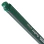 Ручка капиллярная линер BRAUBERG Aero ТЕМНО-ЗЕЛЕНАЯ трехгранная металлический наконечник линия письма 0 4 мм 142251