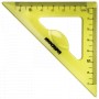 Набор чертежный малый ЮНЛАНДИЯ START 3D линейка 15 см 2 треугольника транспортир прозрачный желтый 210741