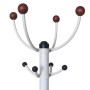 Вешалка-стойка Квартет-З 1 79 м основание 40 см 4 крючка + место для зонтов металл белая