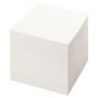 Блок для записей STAFF непроклеенный куб 8х8х8 см белый белизна 70-80% 111981