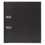 Папка-регистратор ОФИСМАГ фактура стандарт с мраморным покрытием 75 мм черный корешок 222097