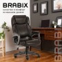 Кресло офисное BRABIX PREMIUM Favorite EX-577 пружинный блок рециклир. кожа коричневое 531936