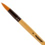 Кисть ПИФАГОР СИНТЕТИКА круглая № 9 деревянная лакированная ручка с колпачком пакет с подвесом 200849