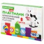 Пластилин классический BRAUBERG KIDS 8 цветов 160 г со стеком 106501