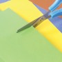 Ножницы ПИФАГОР 145 мм ассиметричные ручки картонная упаковка с подвесом ассорти 236985