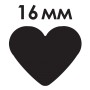 Дырокол фигурный Сердце диаметр вырезной фигуры 16 мм ОСТРОВ СОКРОВИЩ 227148