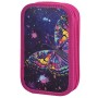 Пенал ЮНЛАНДИЯ 2 отделения ламинированный картон блестки 19х11 см Colorful butterfly 270886