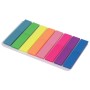 Закладки клейкие BRAUBERG НЕОНОВЫЕ пластиковые 45х8 мм 8 цветов х 20 листов в пластиковой книжке 126699