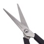 Ножницы ОФИСМАГ Soft Grip 165 мм резиновые вставки черно-красные 3-х стороняя заточка 236455