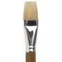 Кисть художественная профессиональная BRAUBERG ART CLASSIC щетина плоская № 30 длинная ручка 200726