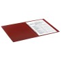 Папка с пластиковым скоросшивателем BRAUBERG Office красная до 100 листов 0 5 мм 222643