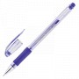 Ручка гелевая с грипом CROWN Hi-Jell Needle Grip СИНЯЯ узел 0 7 мм линия письма 0 5 мм HJR-500RNB