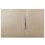Скоросшиватель картонный мелованный ОФИСМАГ гарантированная плотность 320 г/м2 белый до 200 листов 127820
