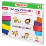 Пластилин классический ПИФАГОР ЭНИКИ-БЕНИКИ СУПЕР 12 цветов 240 грамм стек 106429