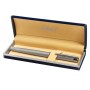 Ручка подарочная перьевая GALANT SPIGEL корпус серебристый детали хромированные узел 0 8 мм 143530
