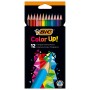 Карандаши цветные 12 ЦВЕТОВ BIC Color UP пластиковые трехгранные 9505271