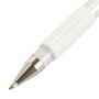 Ручка гелевая с грипом BRAUBERG White БЕЛАЯ пишущий узел 1 мм линия письма 0 5 мм 143416