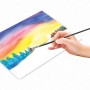 Кисть художественная профессиональная BRAUBERG ART CLASSIC синтетика мягкая веерная № 0 длинная ручка 200947