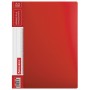 Папка с металлическим скоросшивателем и внутренним карманом BRAUBERG Contract красная до 100 л. 0 7 мм бизнес-класс 221783