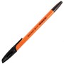 Ручка шариковая X-333 Orange ЧЕРНАЯ 142410 BRAUBERG