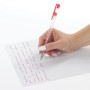 Ручка гелевая STAFF Basic КРАСНАЯ корпус прозрачный хромированные детали узел 0 5 мм линия письма 0 35 мм 142790