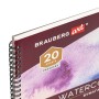 Альбом для акварели бумага 230 г/м2 190х270 мм среднее зерно 20 листов гребень BRAUBERG ART PREMIERE 113215