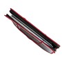 Папка на молнии пластиковая с ручками BRAUBERG Contract А4 350х270х45 мм черно-красная 225164