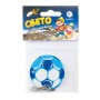 Брелок-подвеска светоотражающий Мяч футбольный синий 50 мм