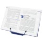 Подставка для книг и учебников BRAUBERG LINE+ металлическая синяя европодвес 238071